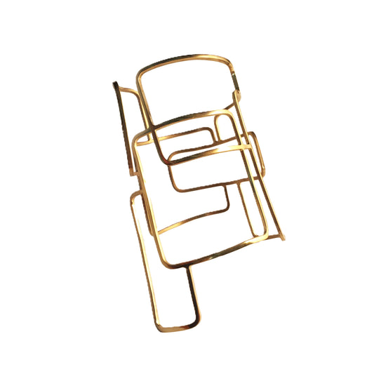 BAUHAUS BRACELET / silver 925, 18kt gold plated