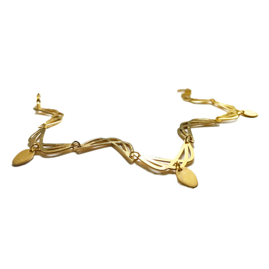GUIMARD BRACELET  silver 925, 18kt gold plated