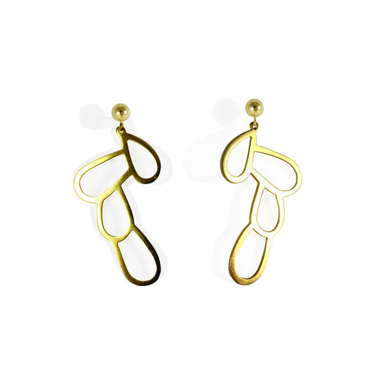 KHYRA EARRINGS / silver 925, 18kt gold plated